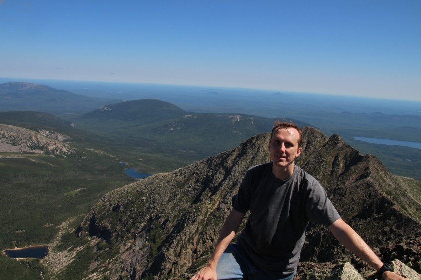 David on Mt Katahdin