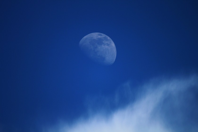 RMNP Waxing Gibbous Moon