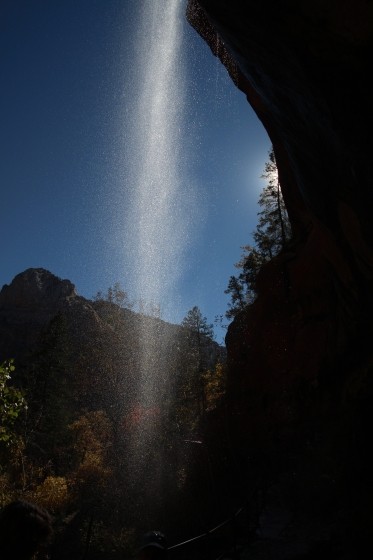 Zion NP Middle Emerald Pool Falls