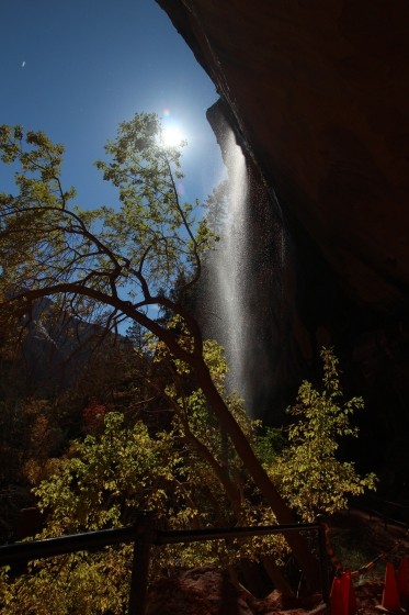 Zion NP Middle Emerald Pool Falls